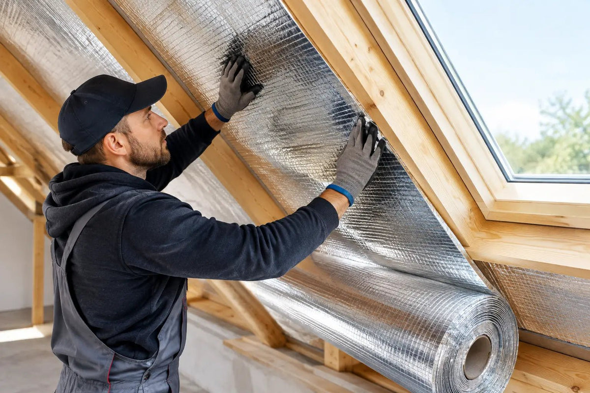 Recenzie membrană REFLECTIVA pentru mansardă - Isoflect Insulation