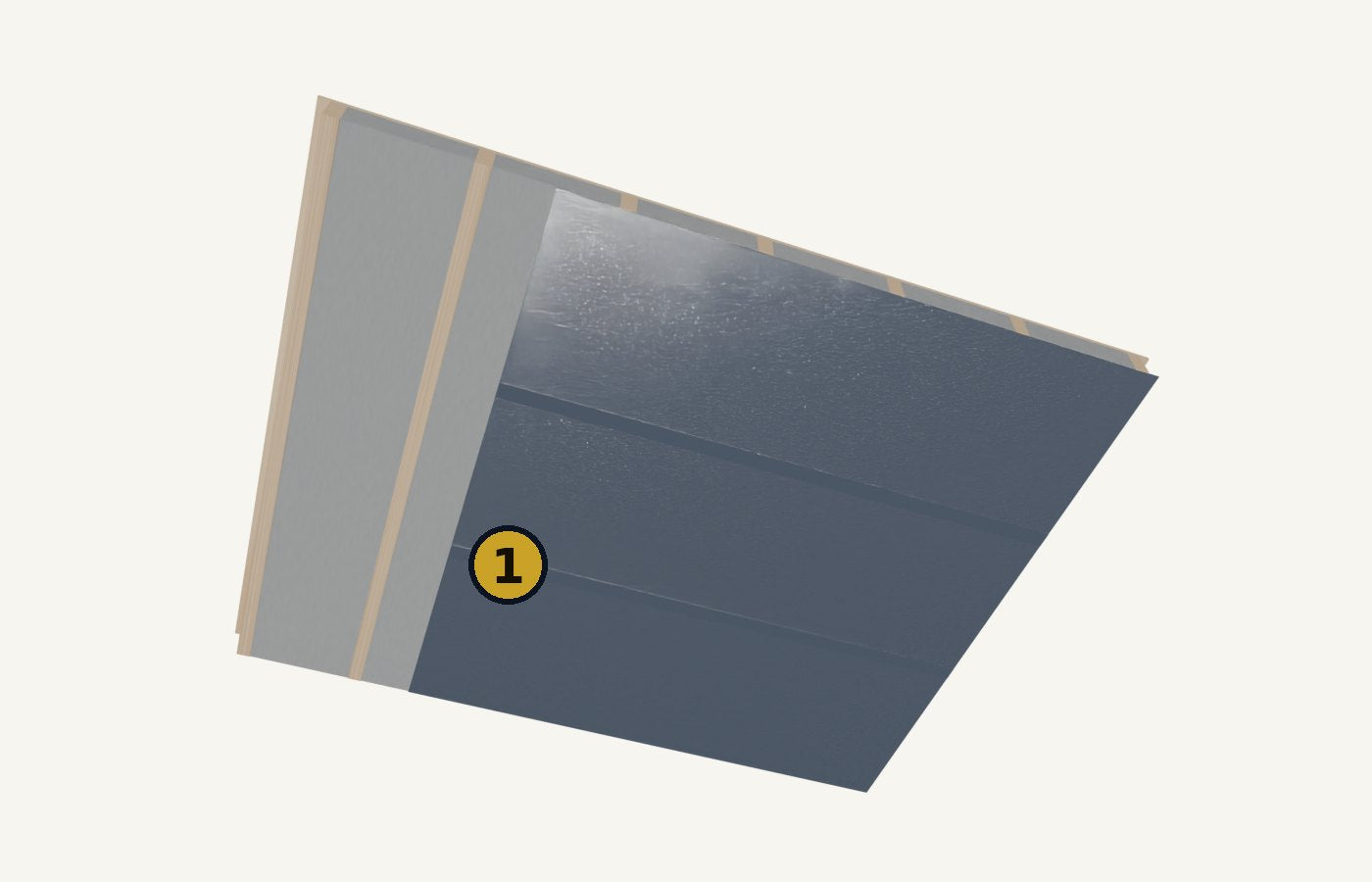 Rosturile membranei Reflectiva Gold sigilate cu Power Tape
